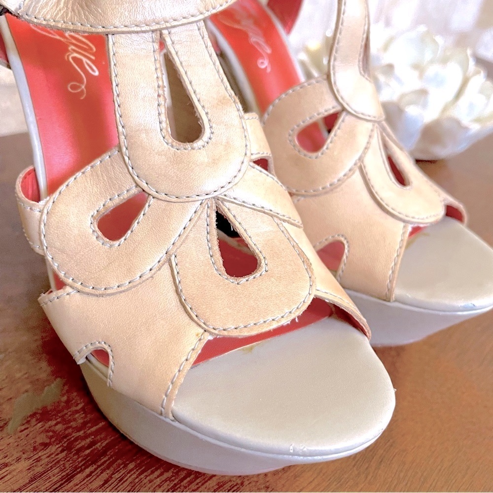 Fergie Tan Platform Wedges